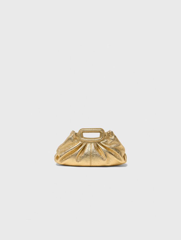 Metallic leather Milpli mini Clutch