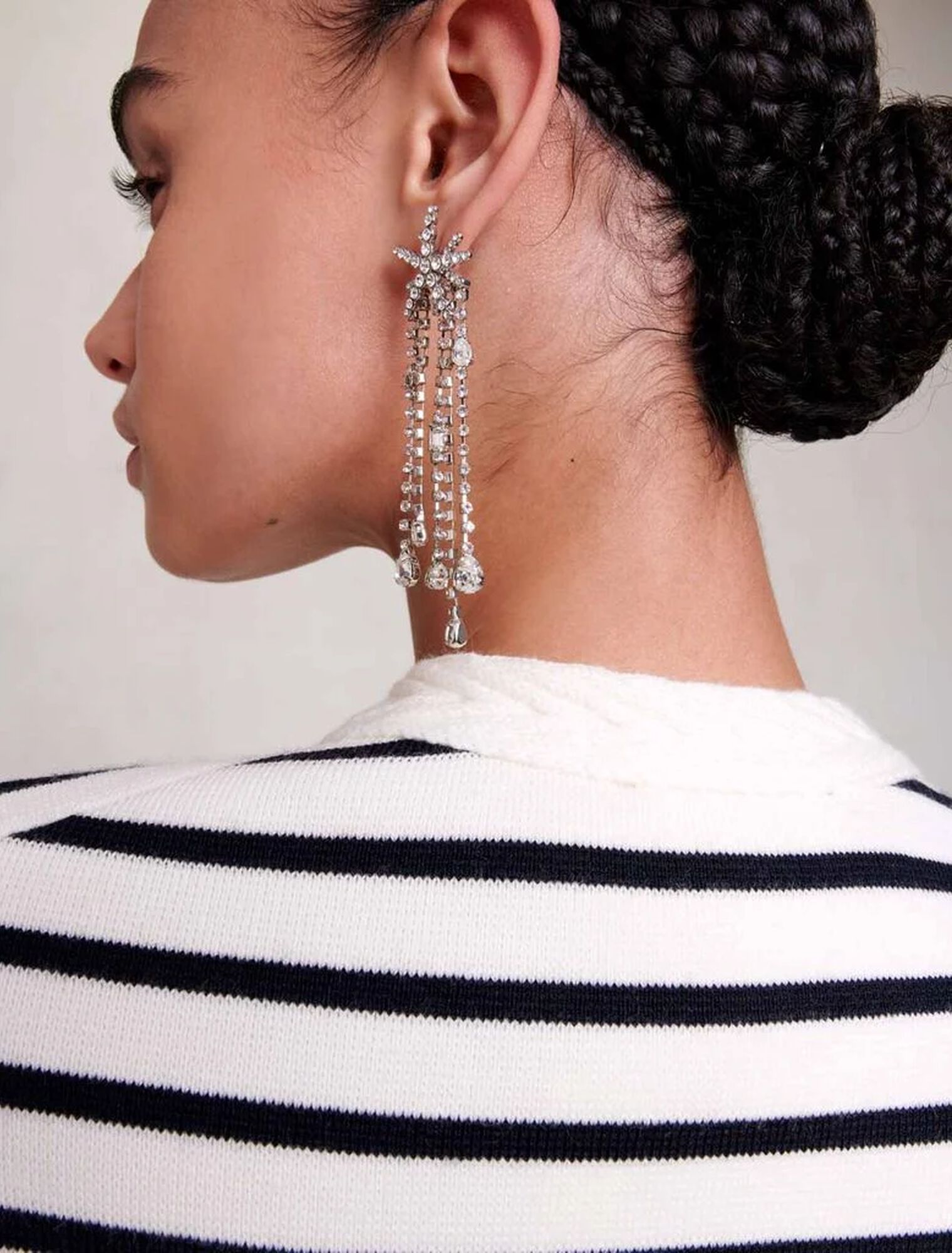 Star strass-earings