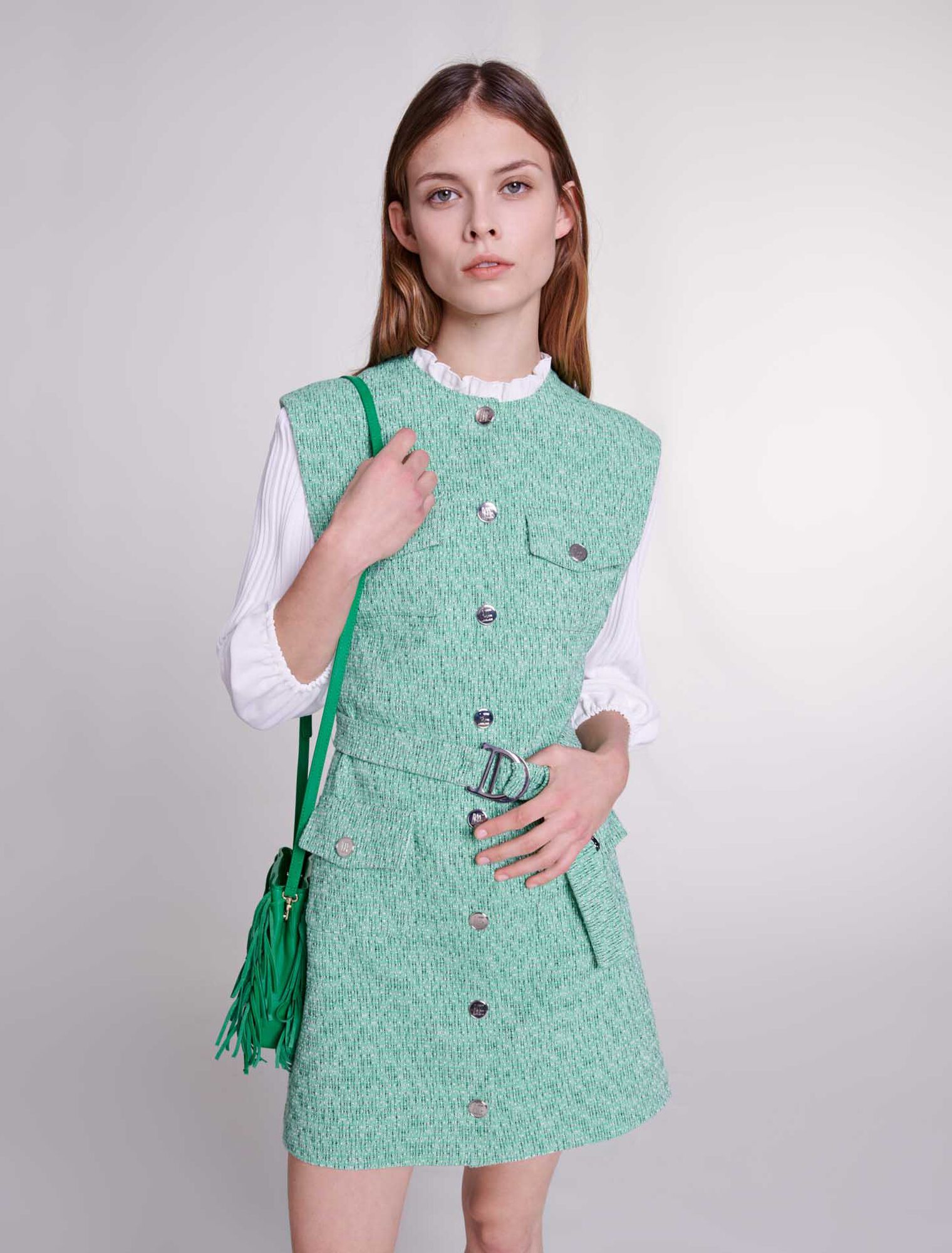 Mayoral Multicolor Tweed Dress