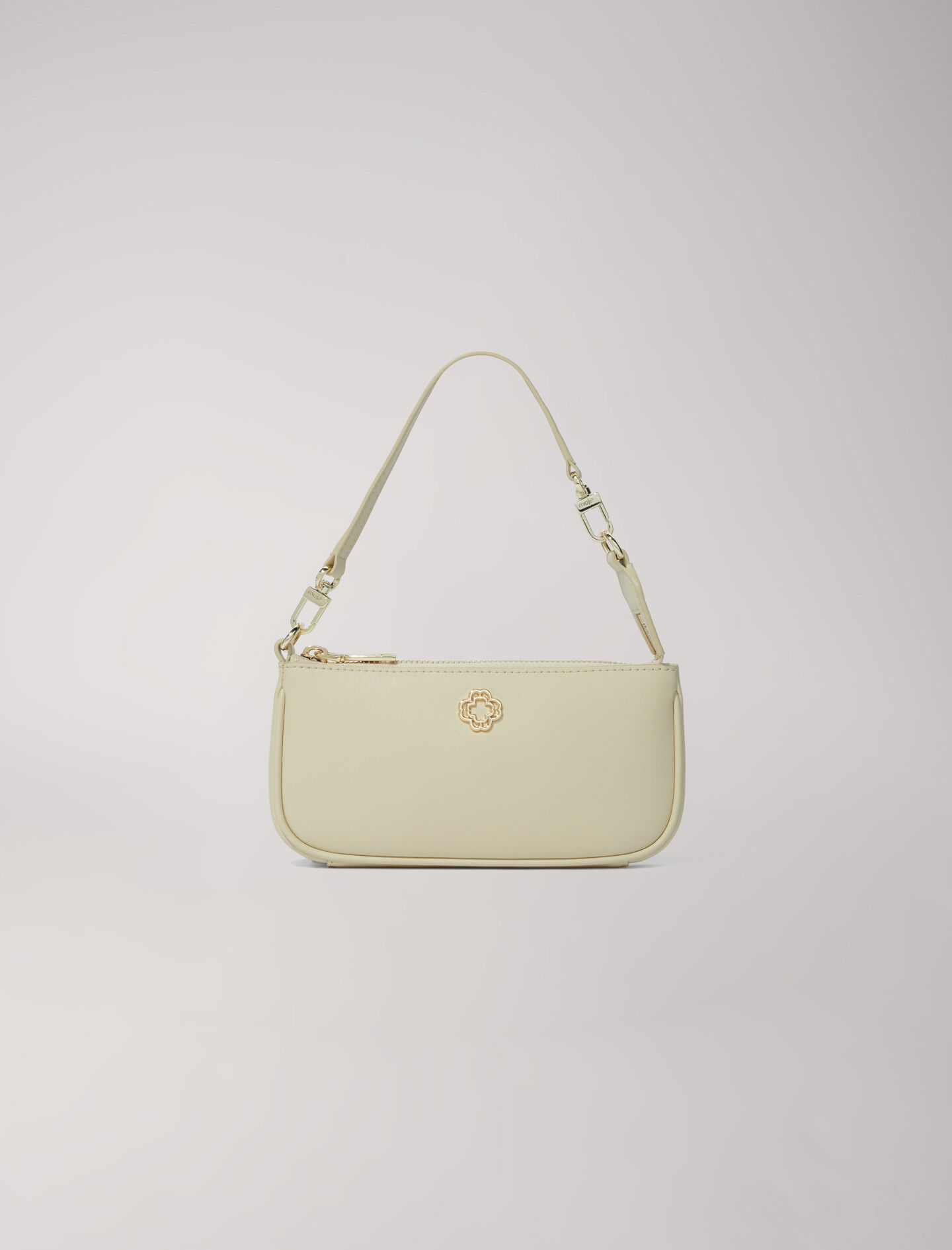 Small leather clutch bag