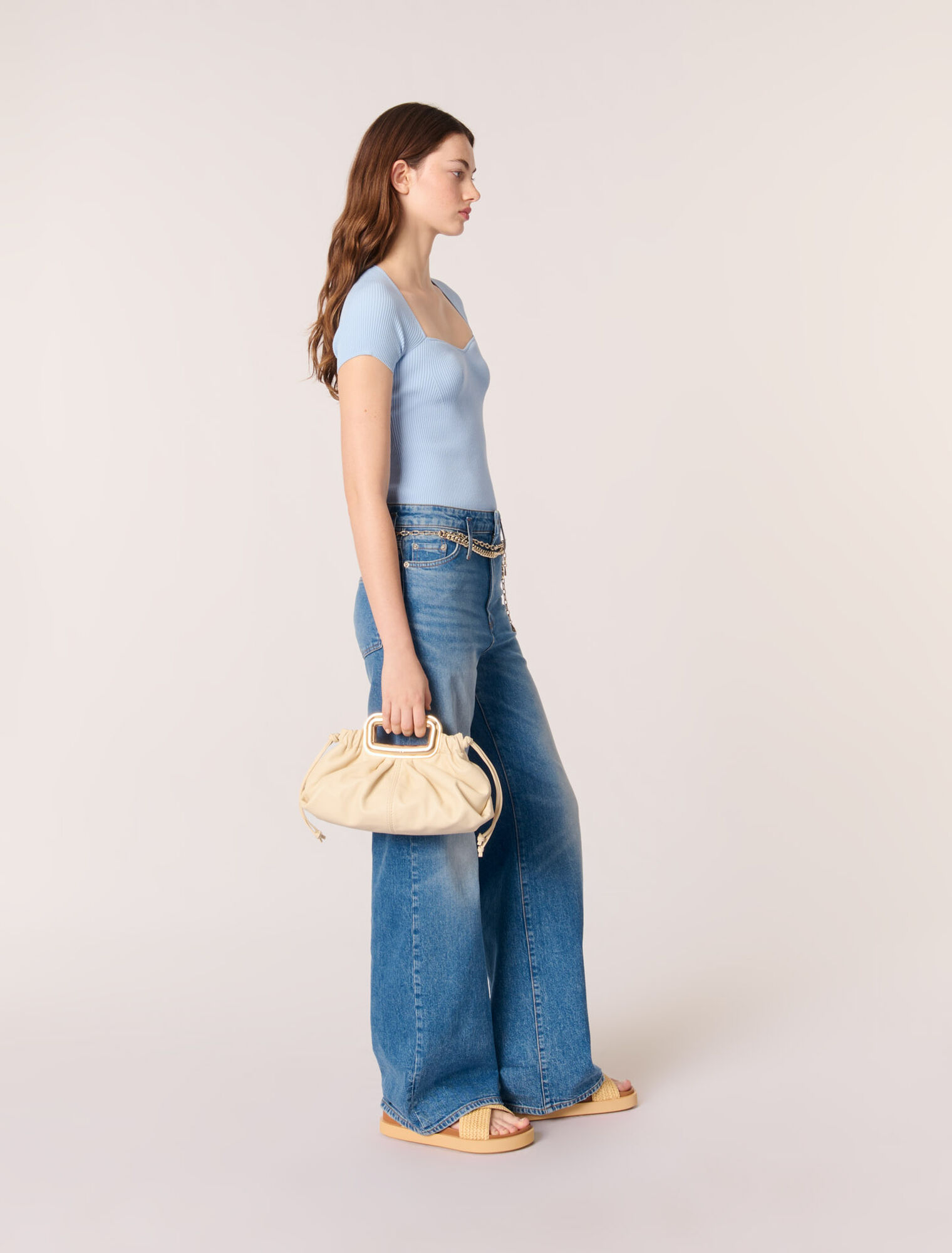 Rib knit top