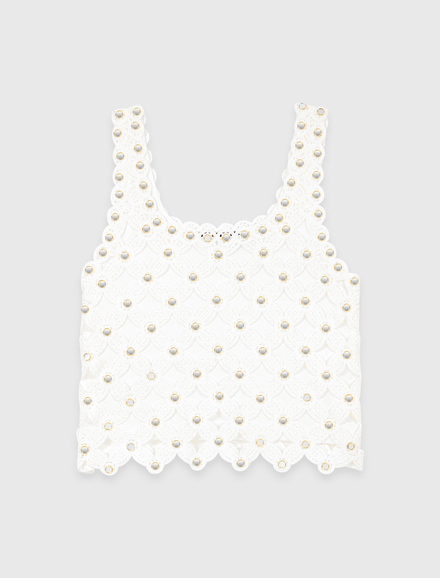 Mirrored crochet top