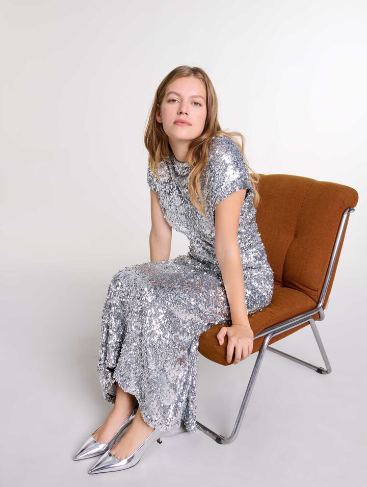 Sequin maxi dress
