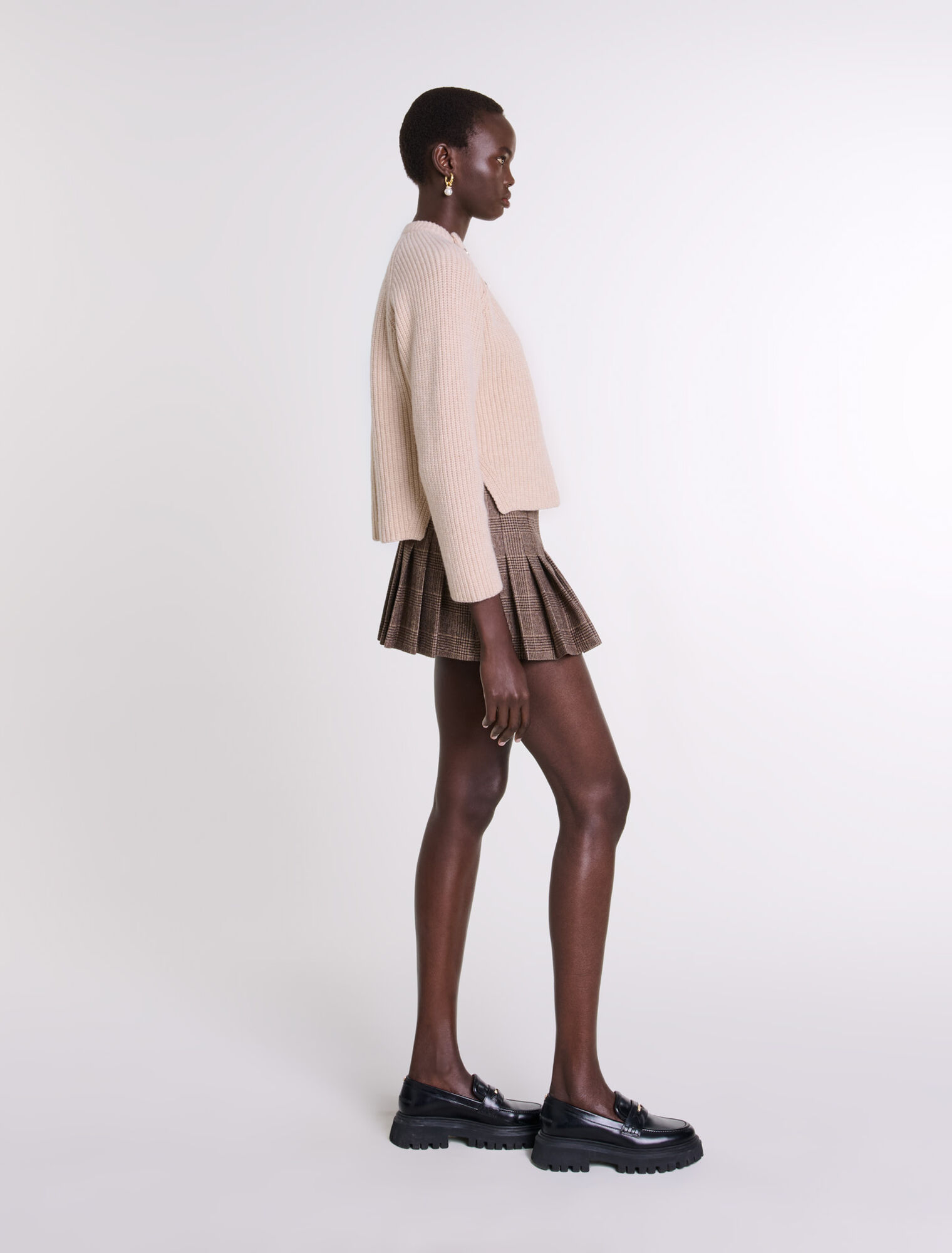 Ribbed wool jumper