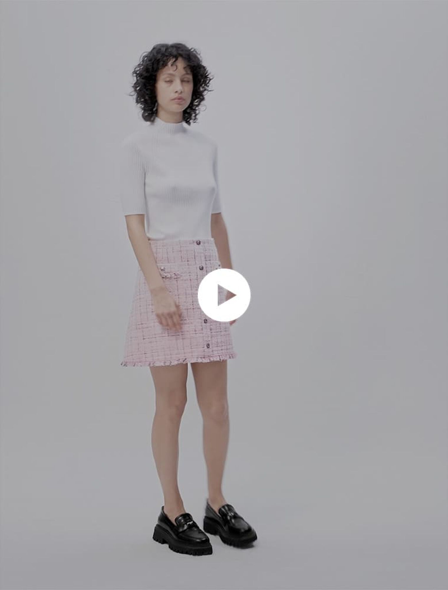 Tweed skirt
