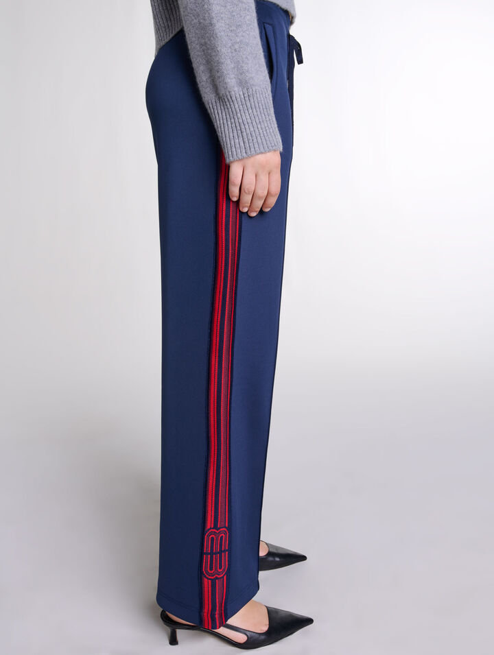 Striped trousers