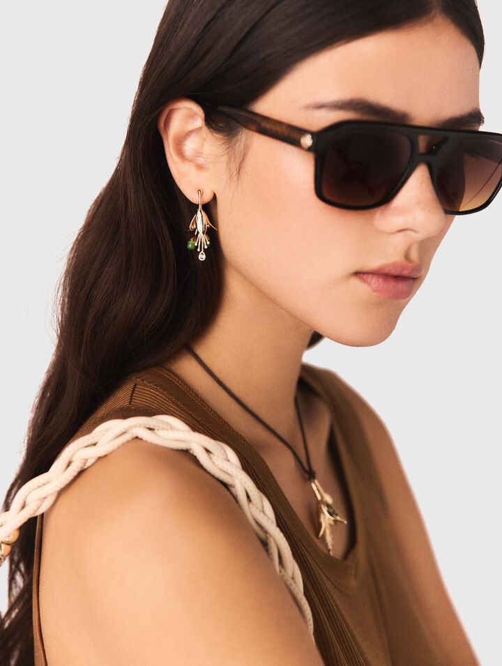 Tulip detail earrings