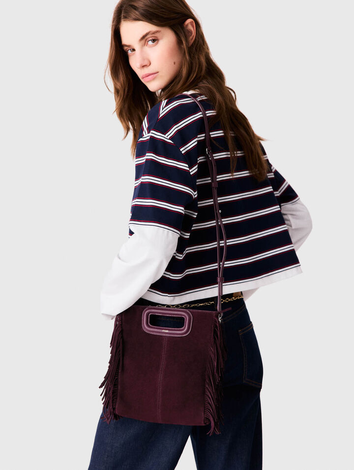 Suede M bag
