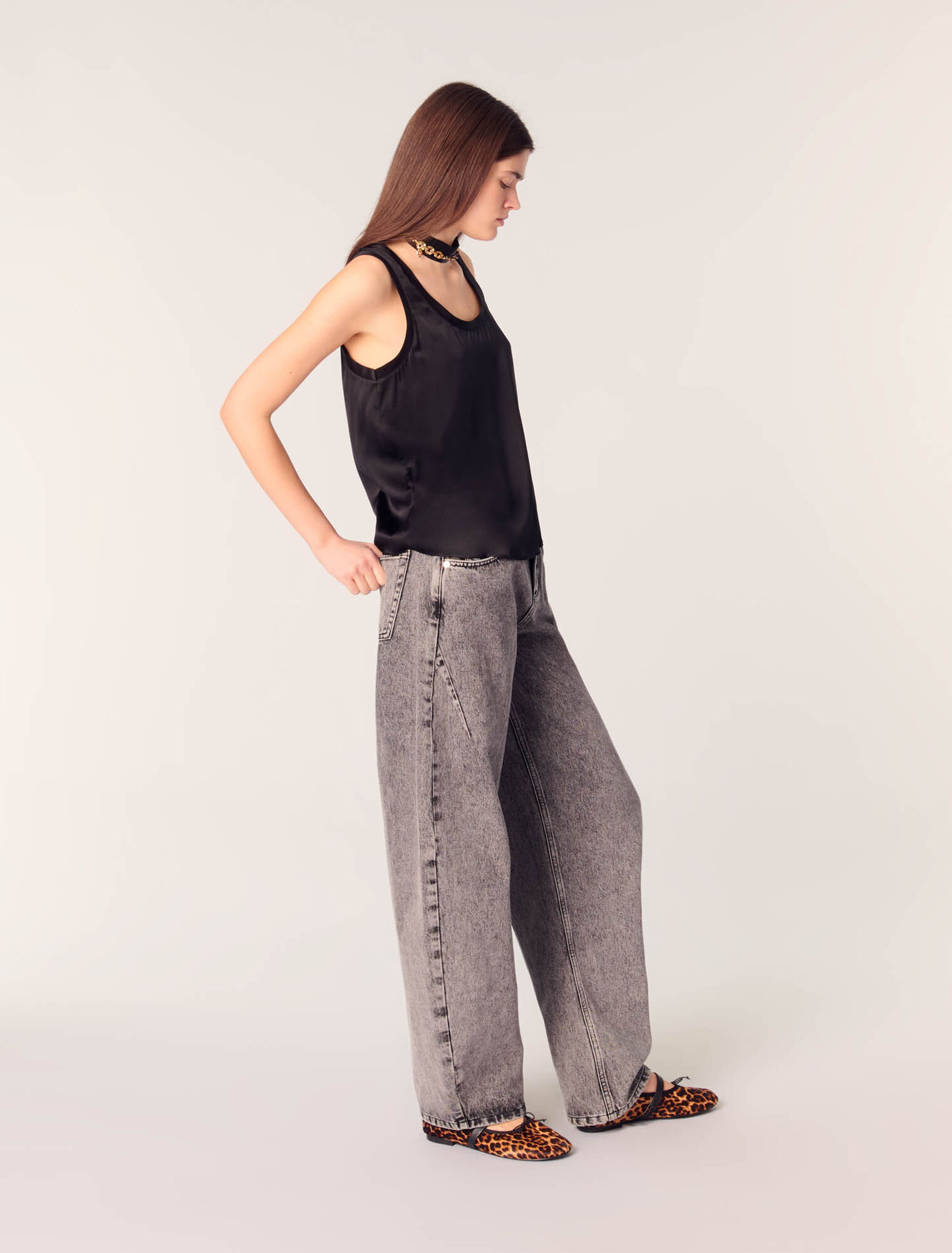 Silk tank top