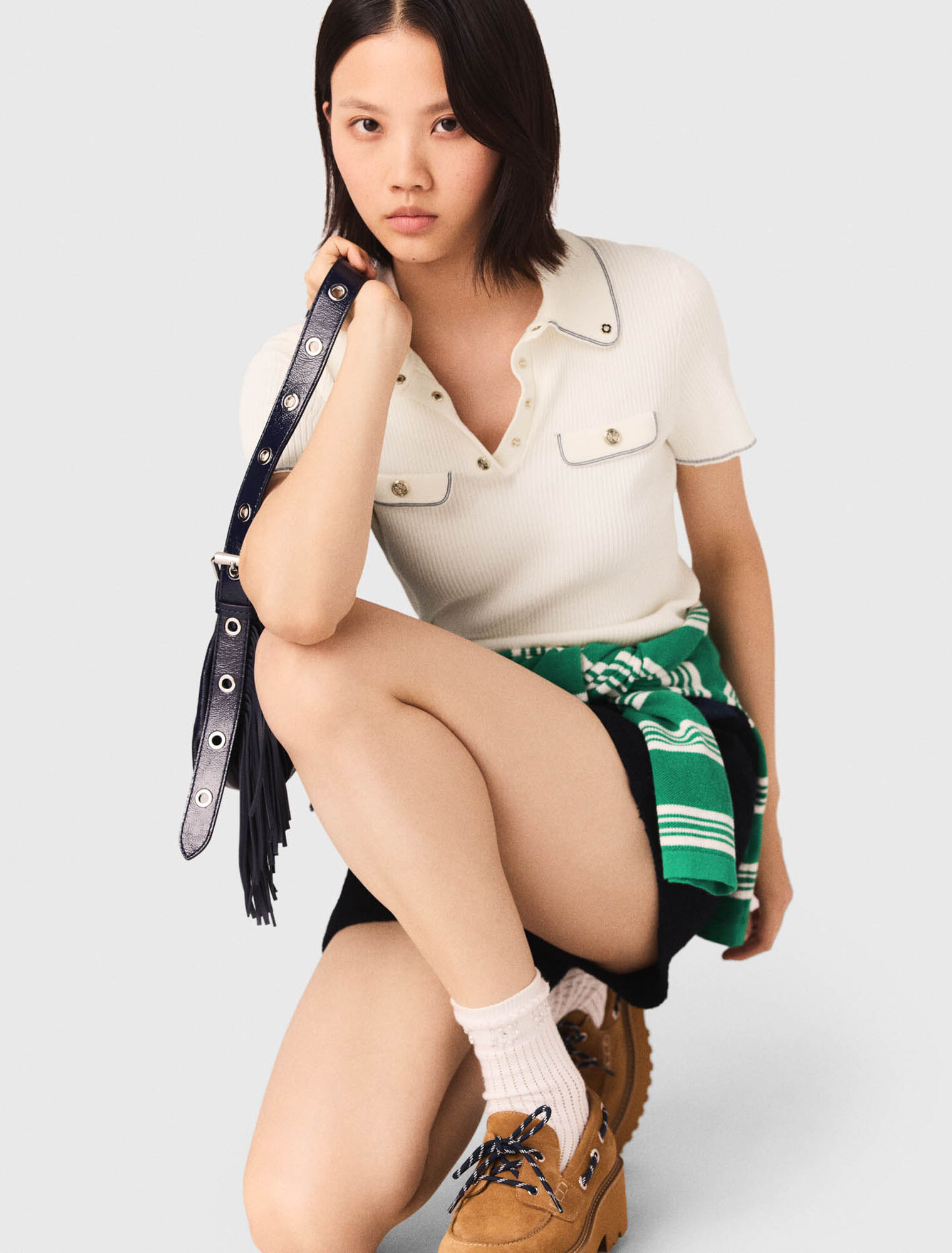 Short-sleeve polo shirt