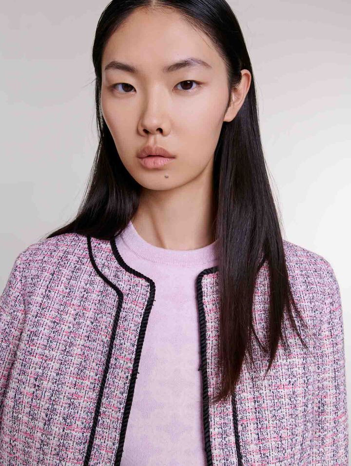 Short tweed jacket