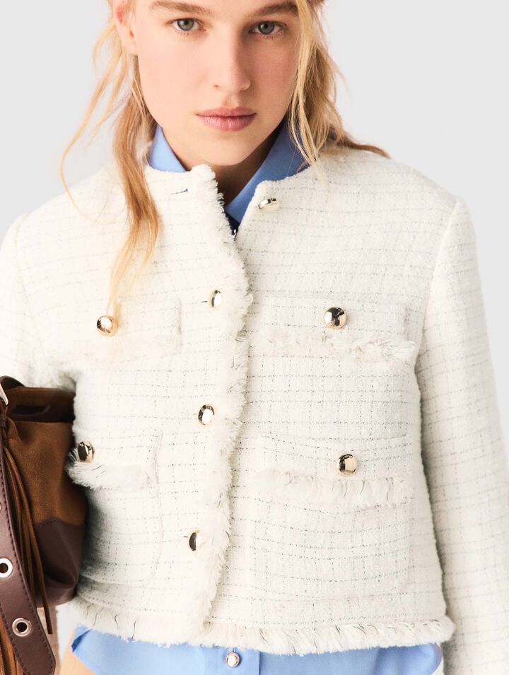 Short tweed jacket