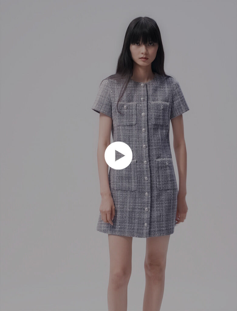 Maje renati tweed dress shop