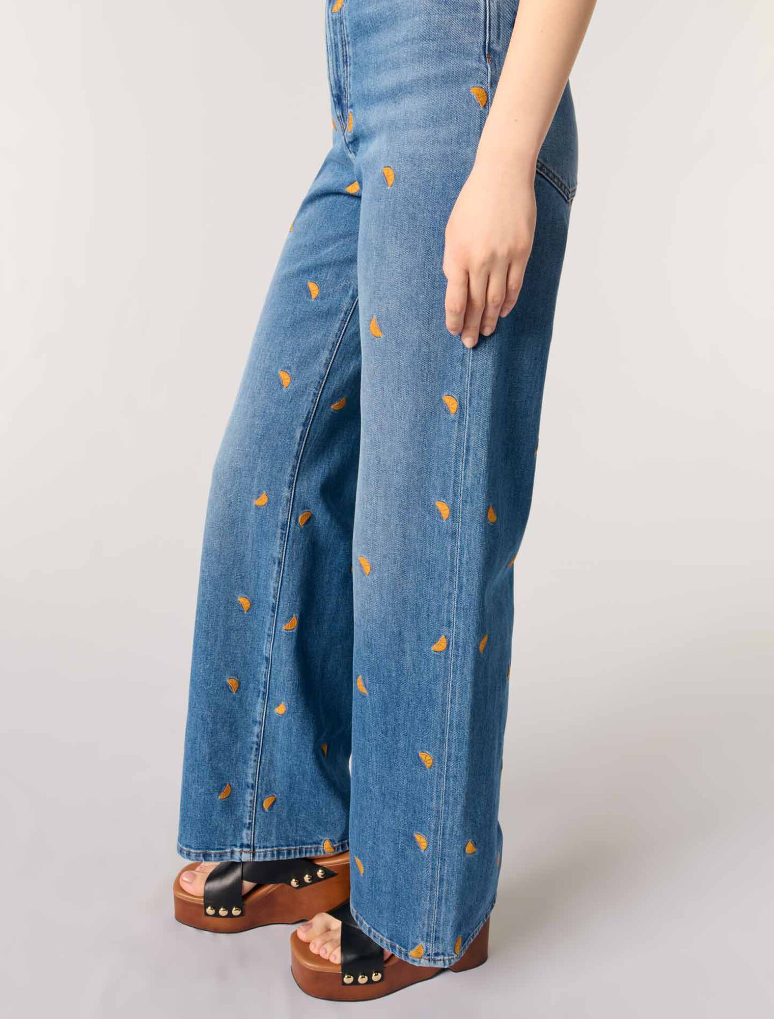 Embroidered jeans
