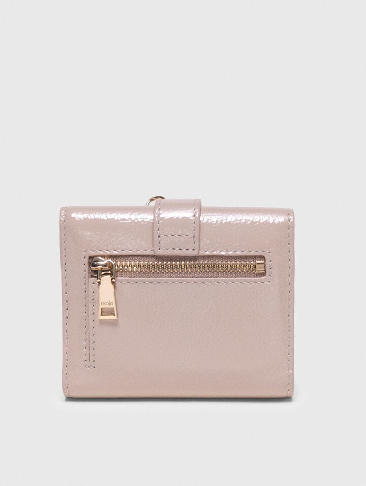 Miss M naplak leather wallet