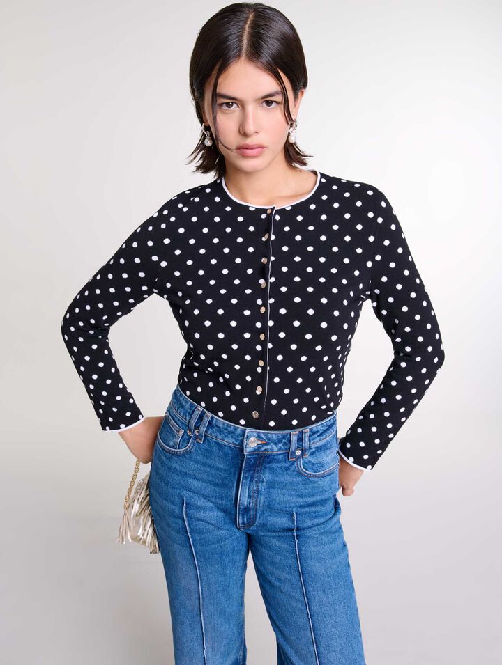 Fancy knit cardigan