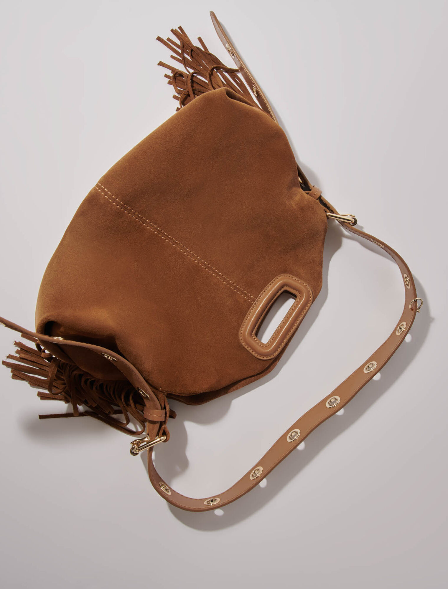 Suede Miss M bag