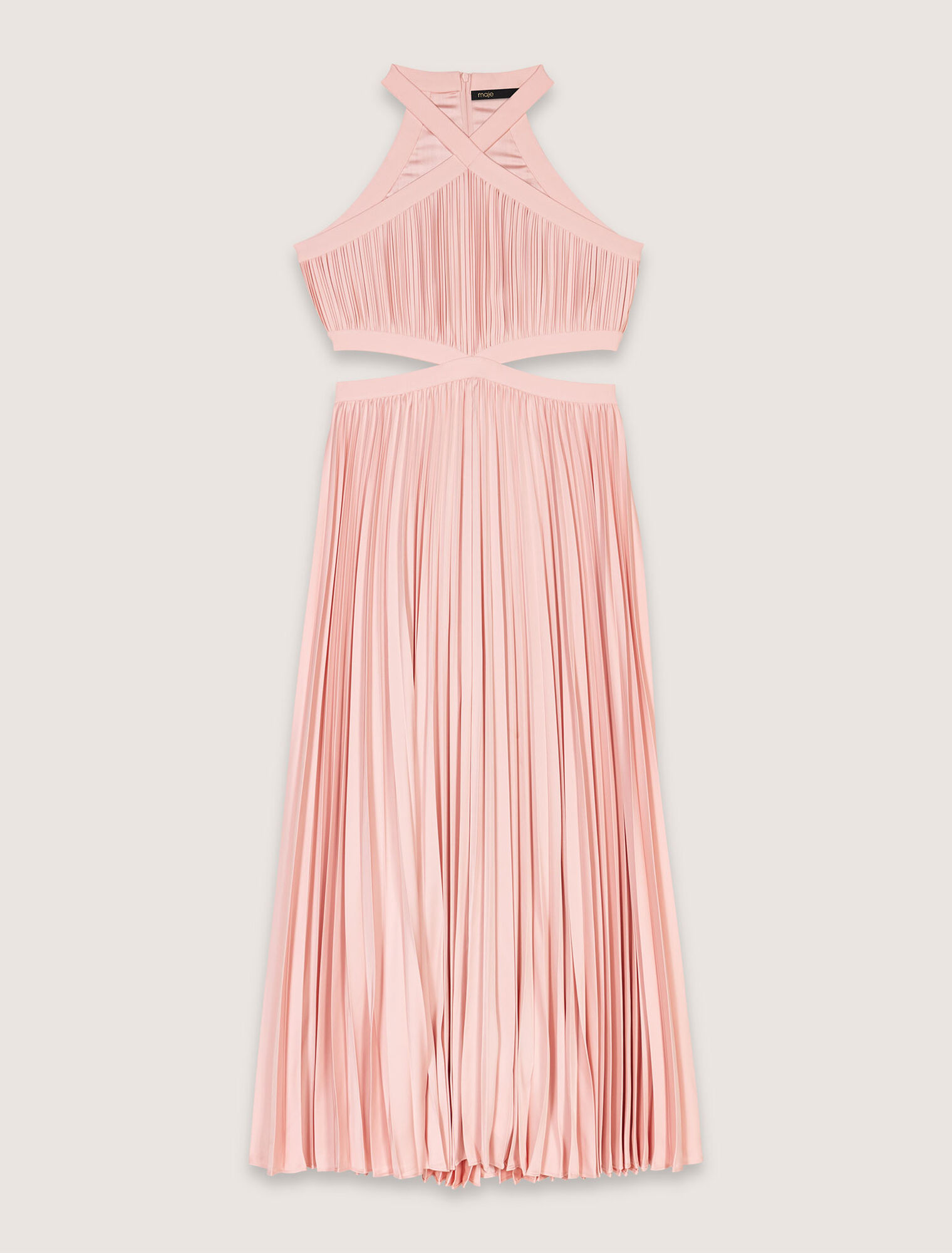 Pleated maxi dress