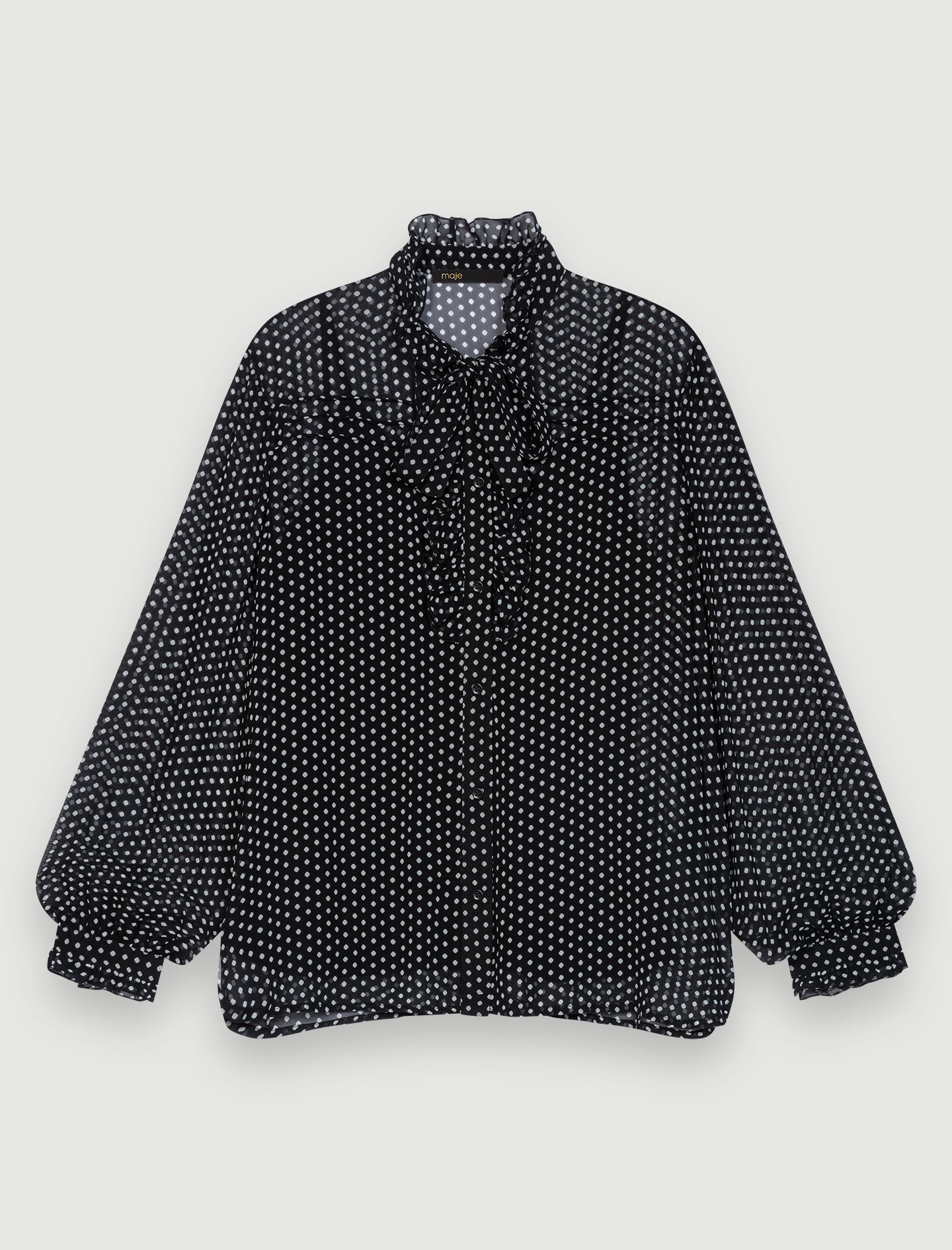 Polka dot blouse - Offline_Tops-Shirts | Maje