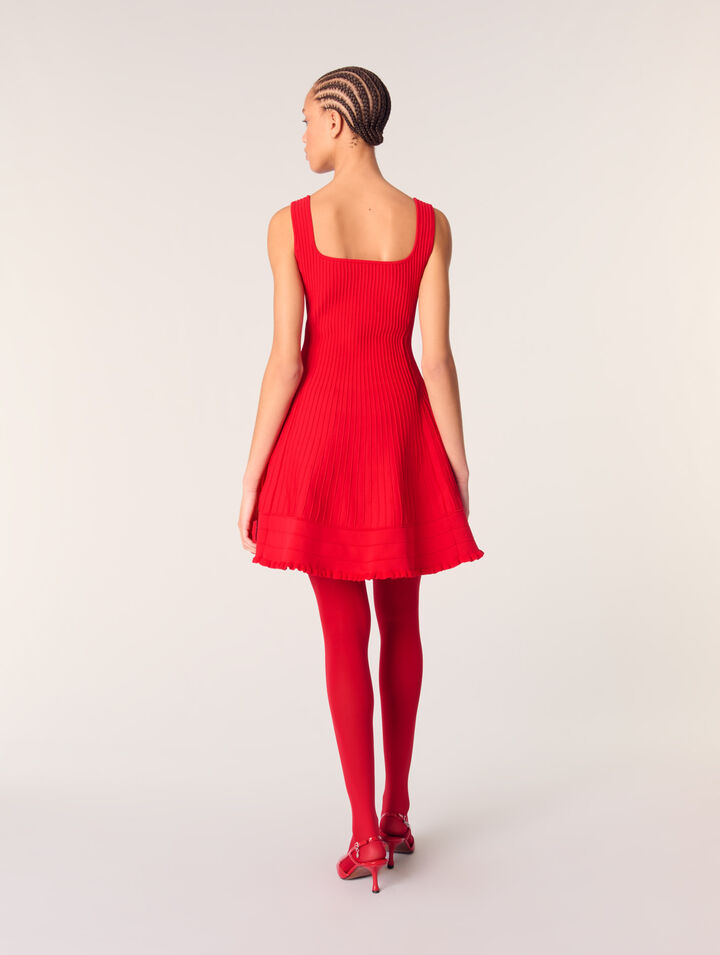 Short knit dress