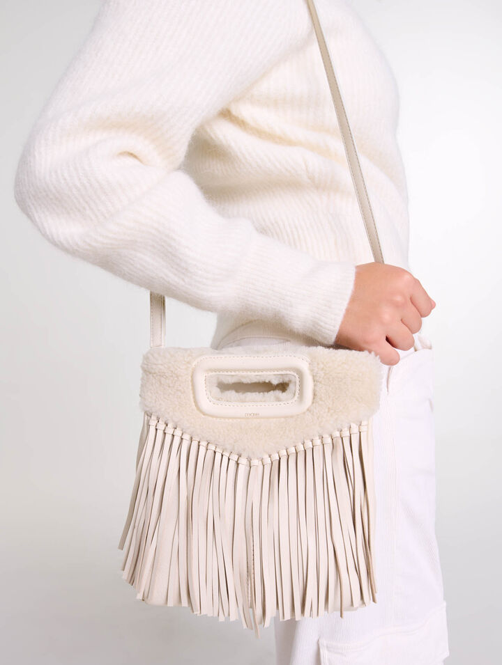Faux fur M bag