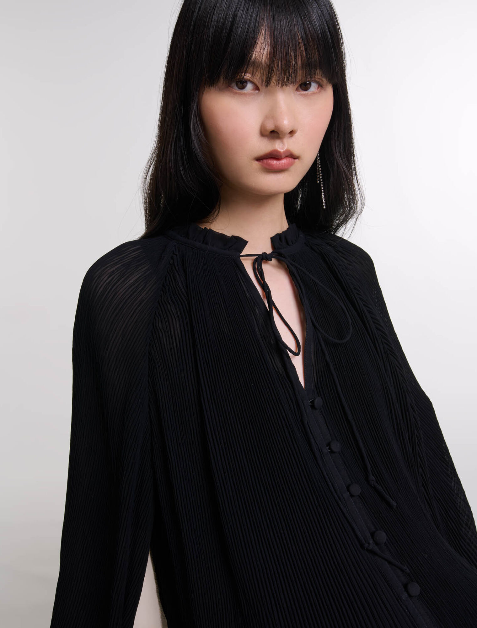 Pleated shirt