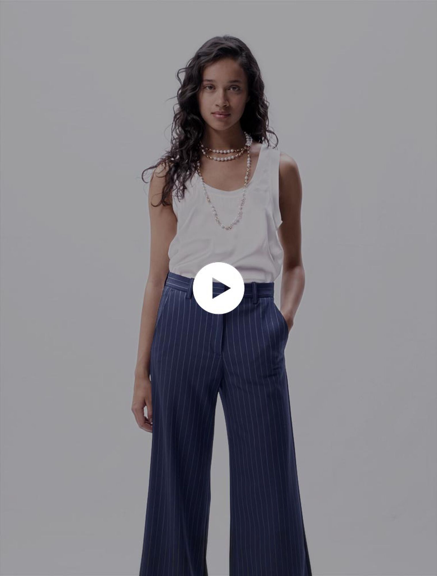 Striped trousers 