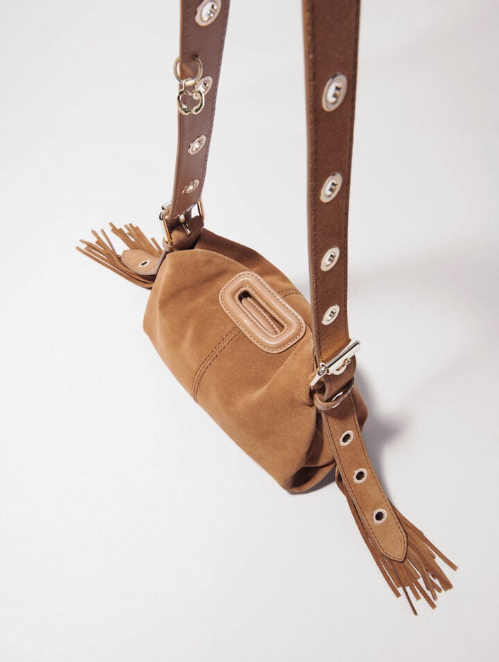 Miss M mini suede bag