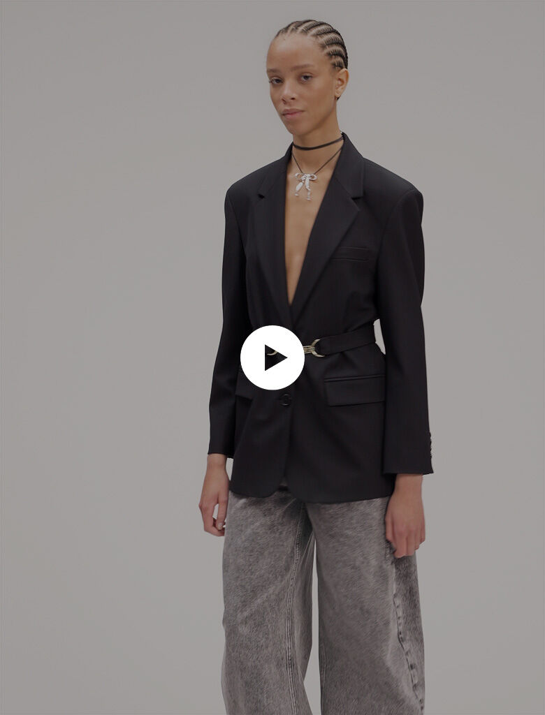 Belted suit jacket - Blazers | Maje