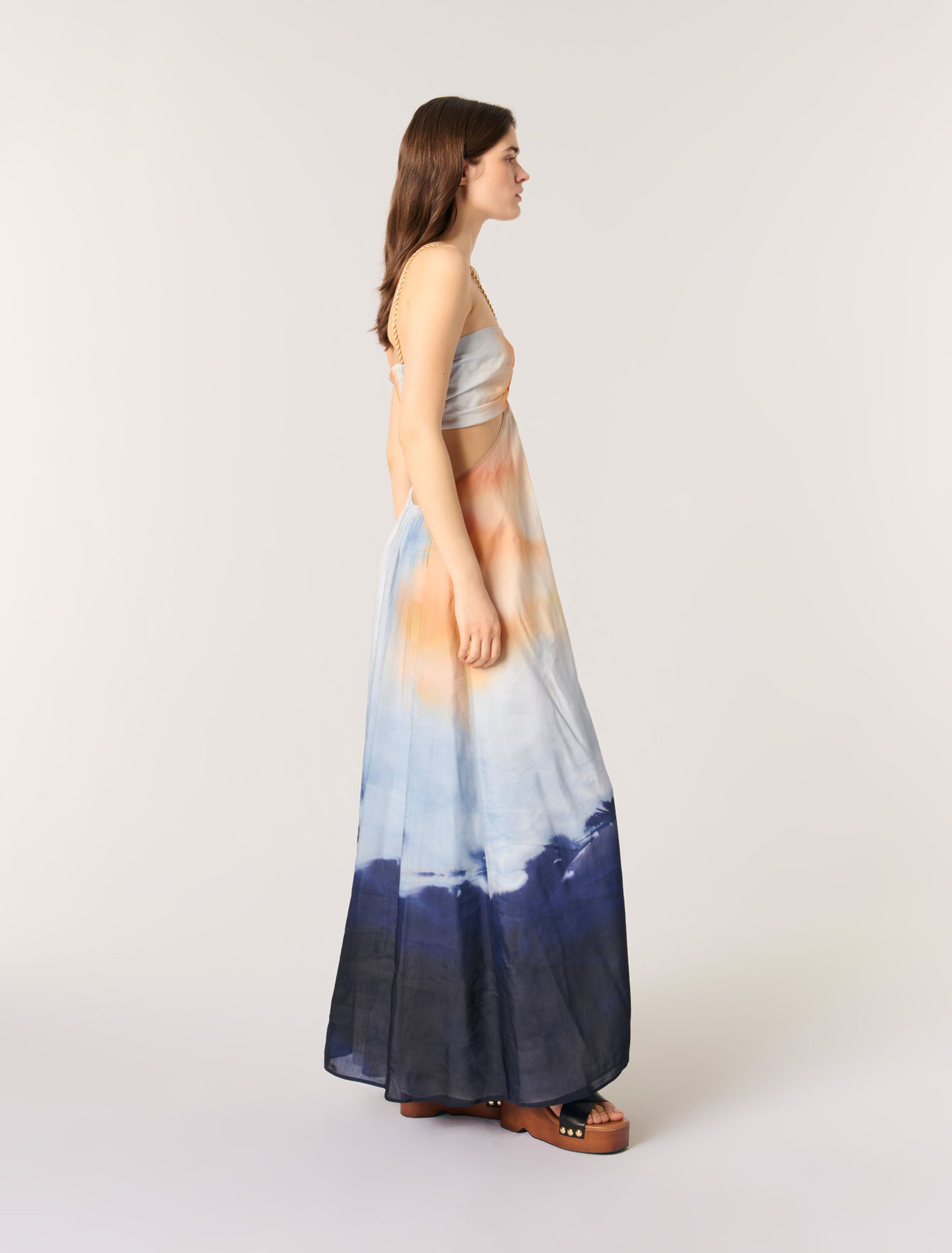 Tie-dye maxi dress