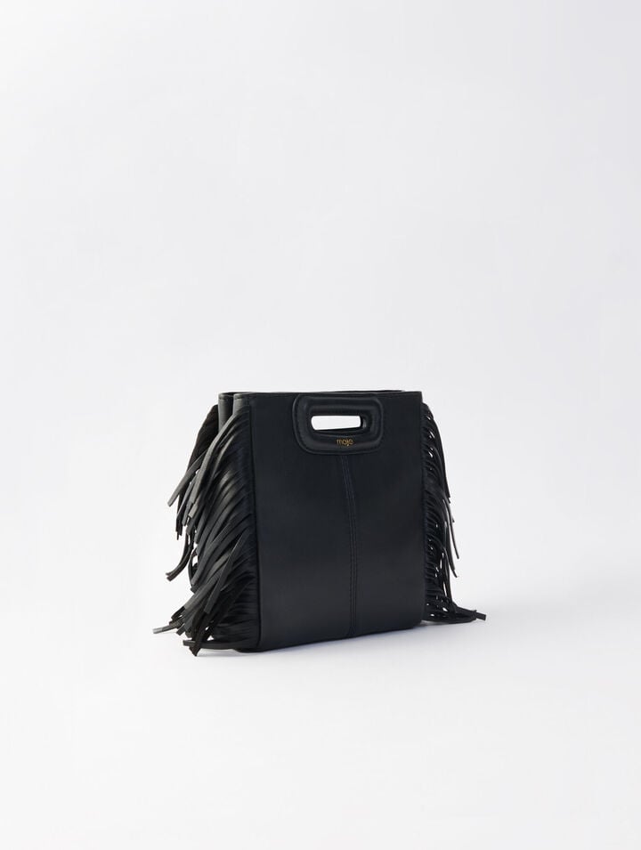 Mini M bag in smooth leather