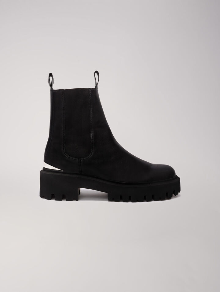Chelsea boots with platform sole