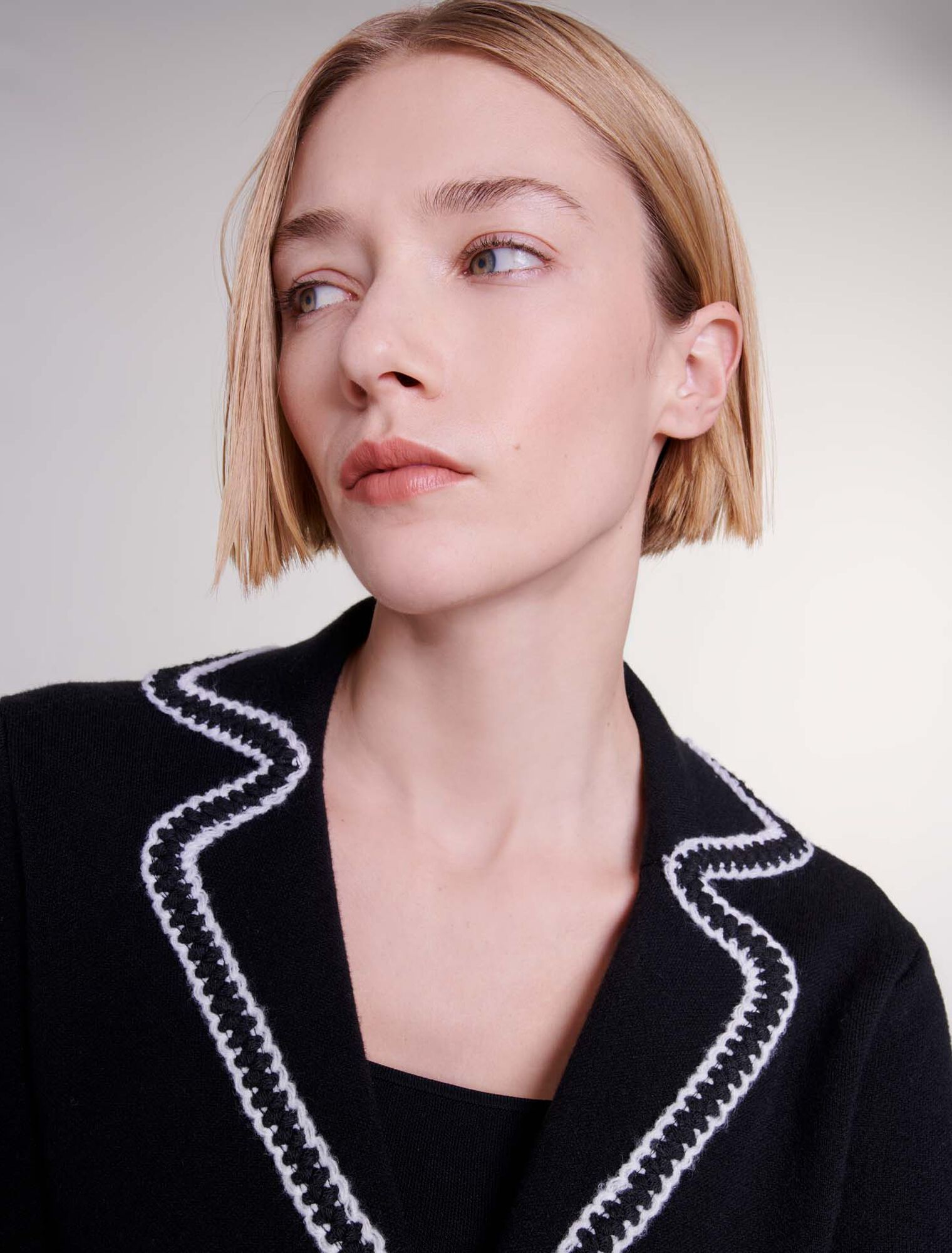 Knit cardigan