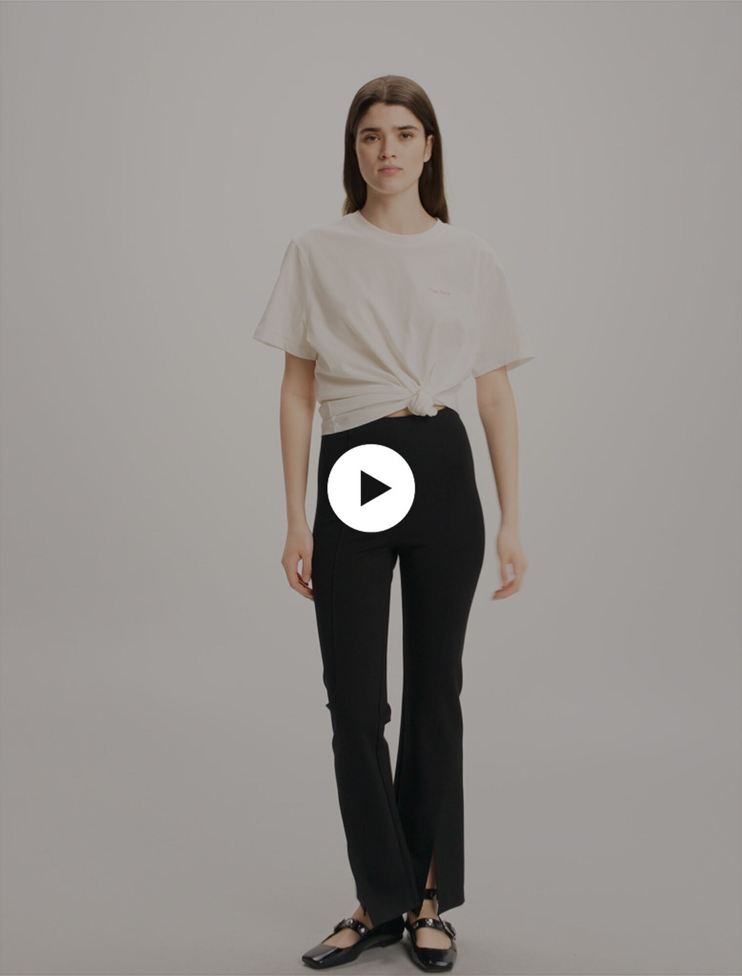 Slit trousers