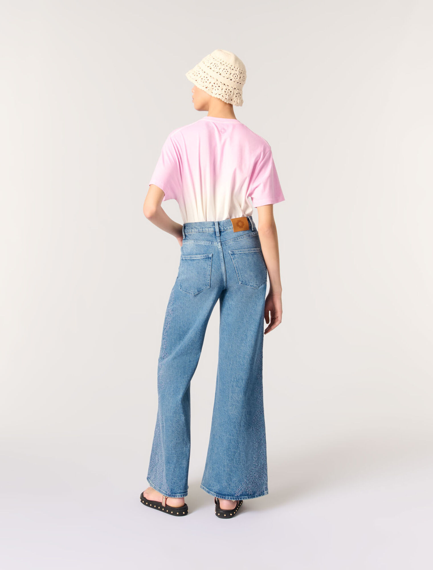 Embroidered jeans