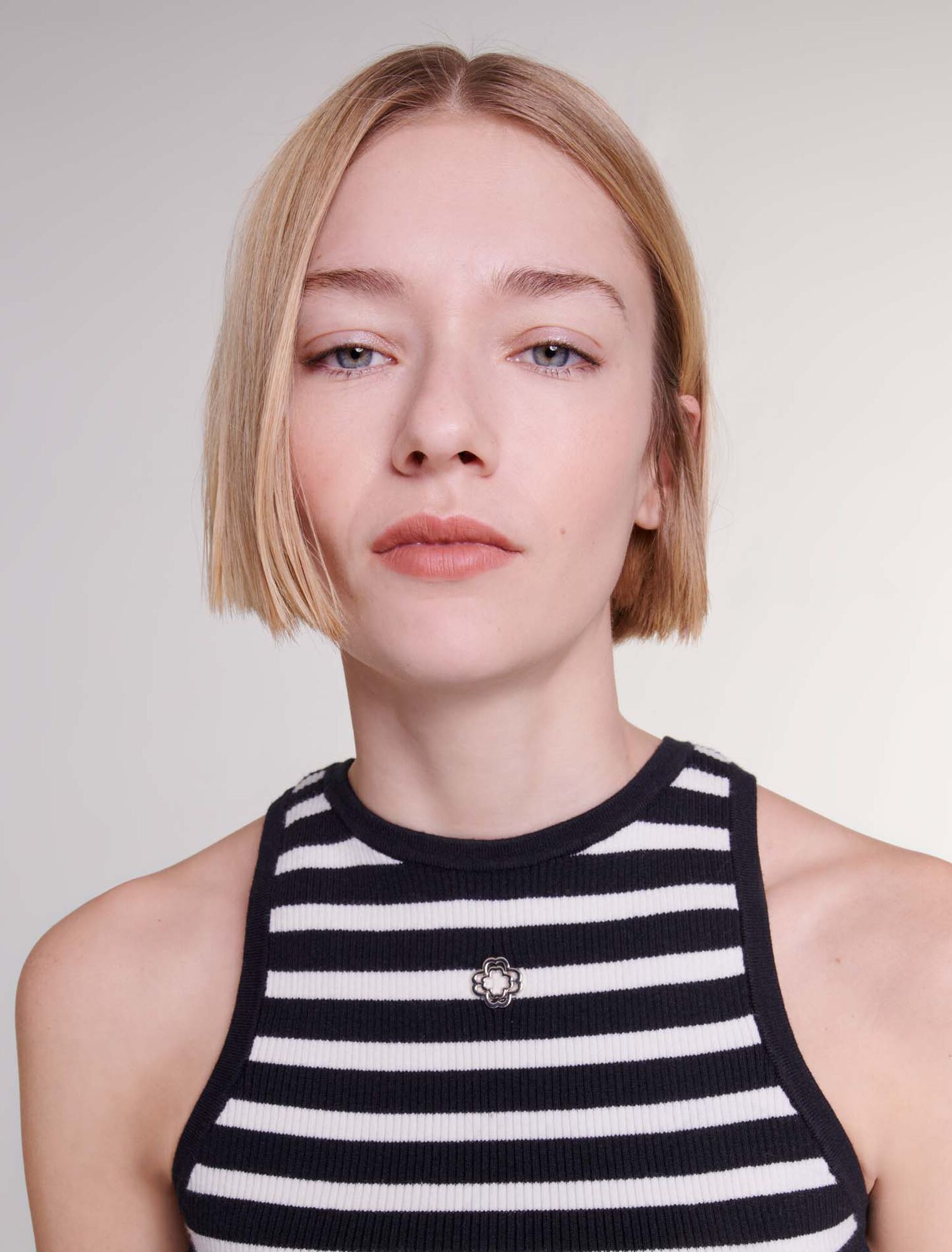 Striped crop top