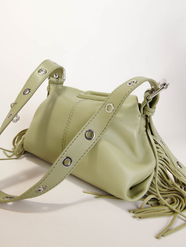 Plain leather mini Miss M bag