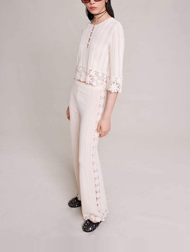 Knit trousers