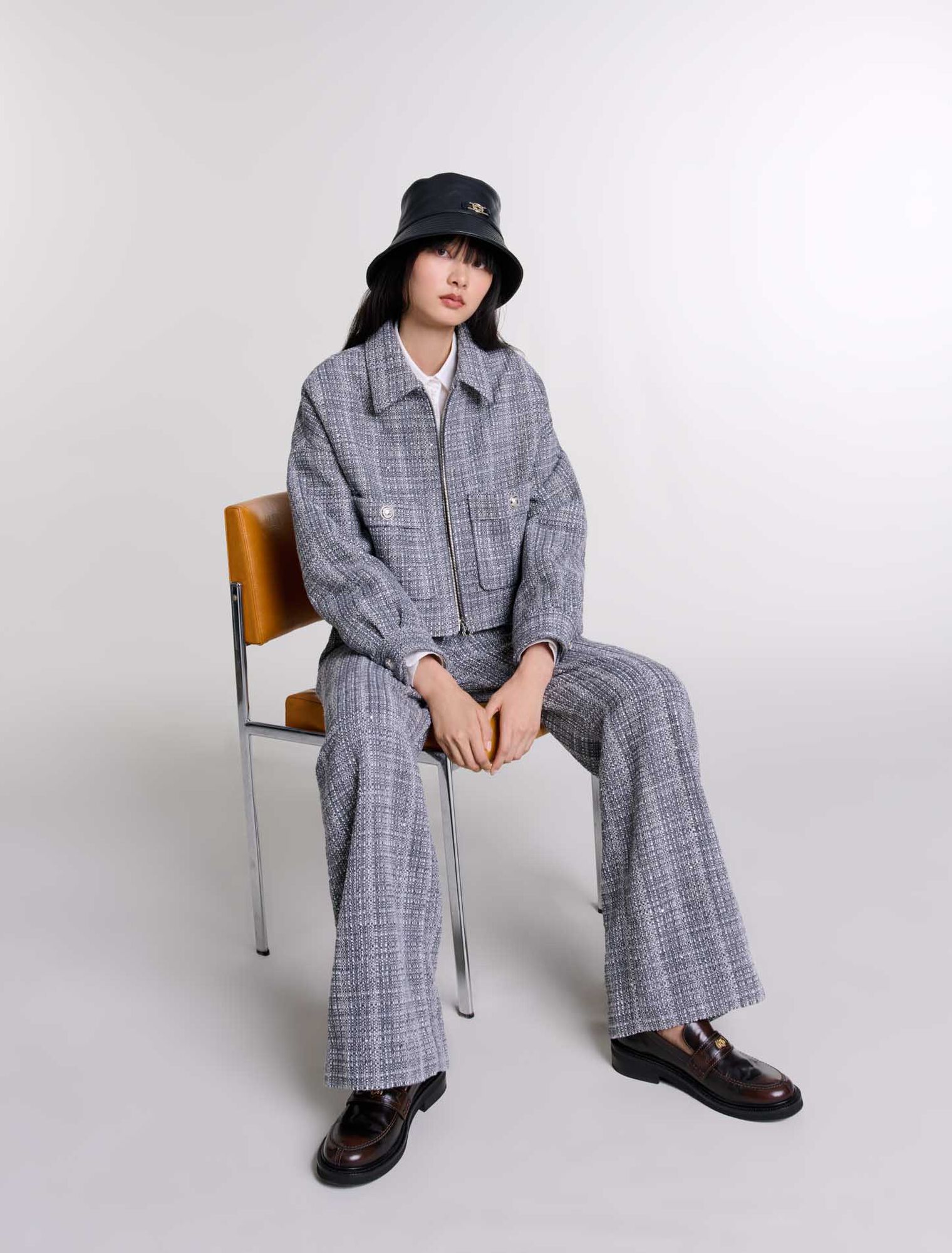 Short tweed jacket