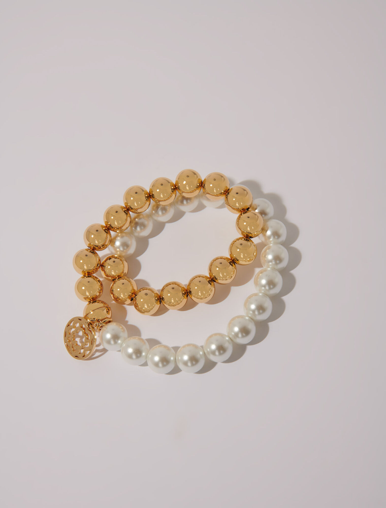Mixed pearl choker necklace