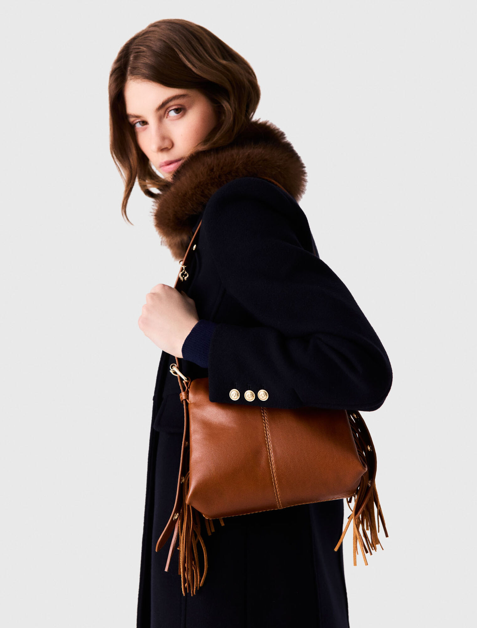 Smooth leather mini Miss M bag