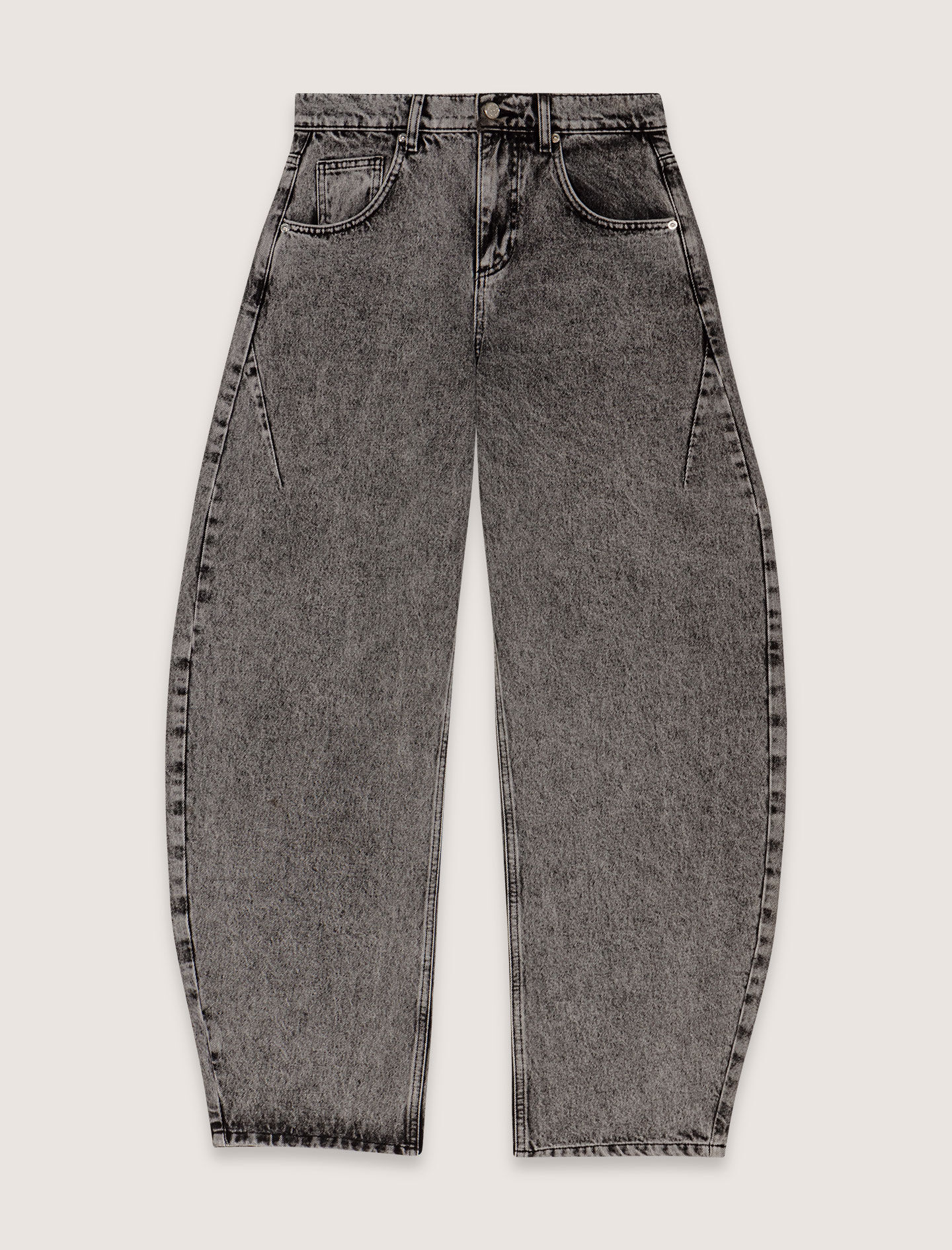 【SCENERITY】Taping line balloon jeans Taping line balloon jeans - SCENERITY | 60% - Asian Fashion