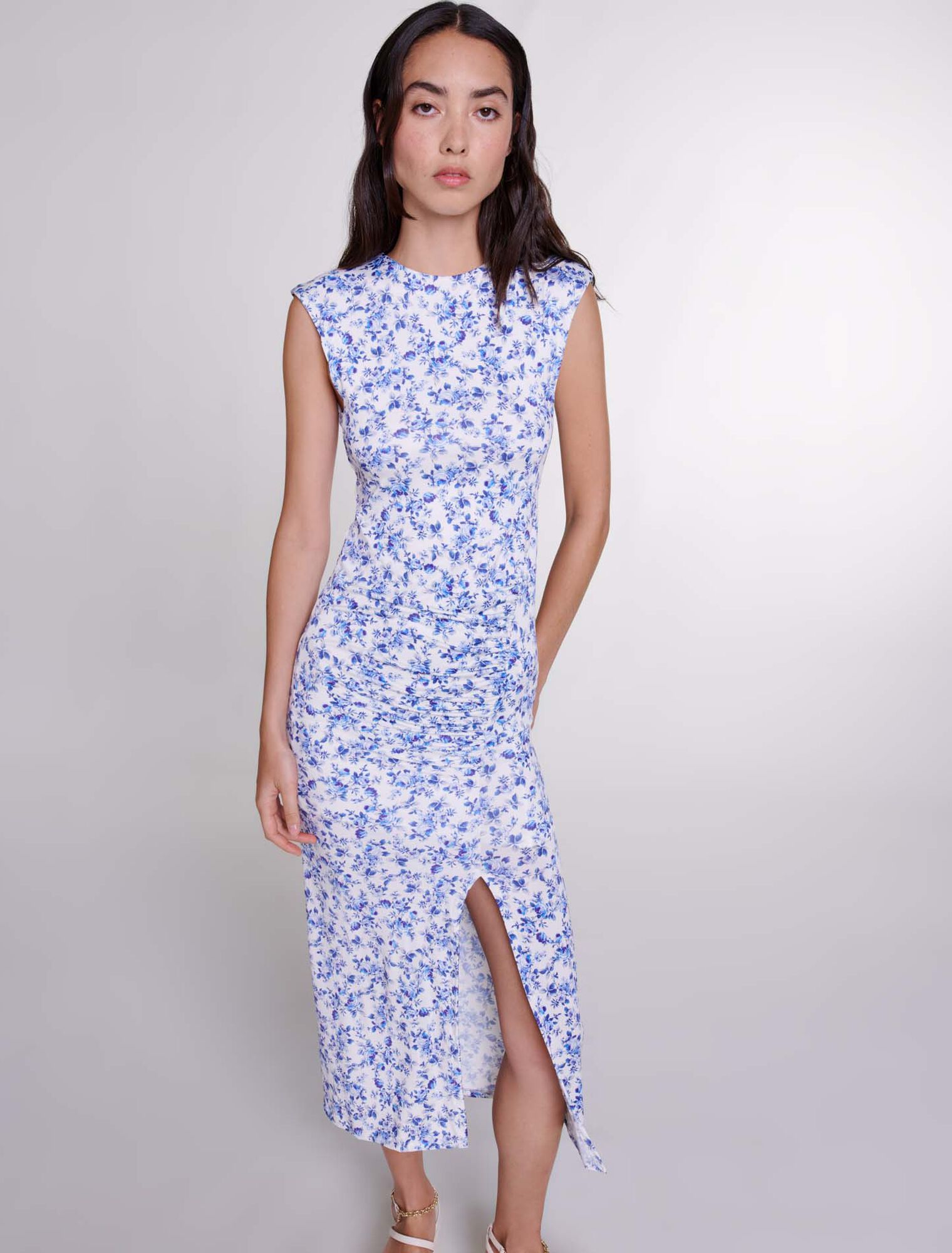 Patterned maxi dress Maxi dresses Maje