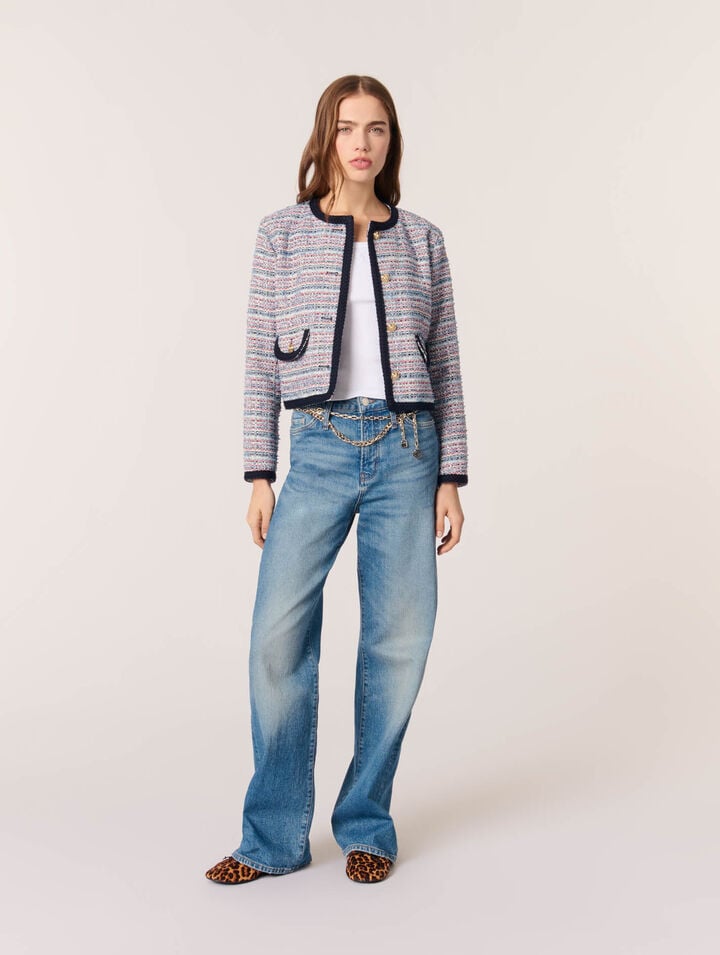 Short tweed jacket
