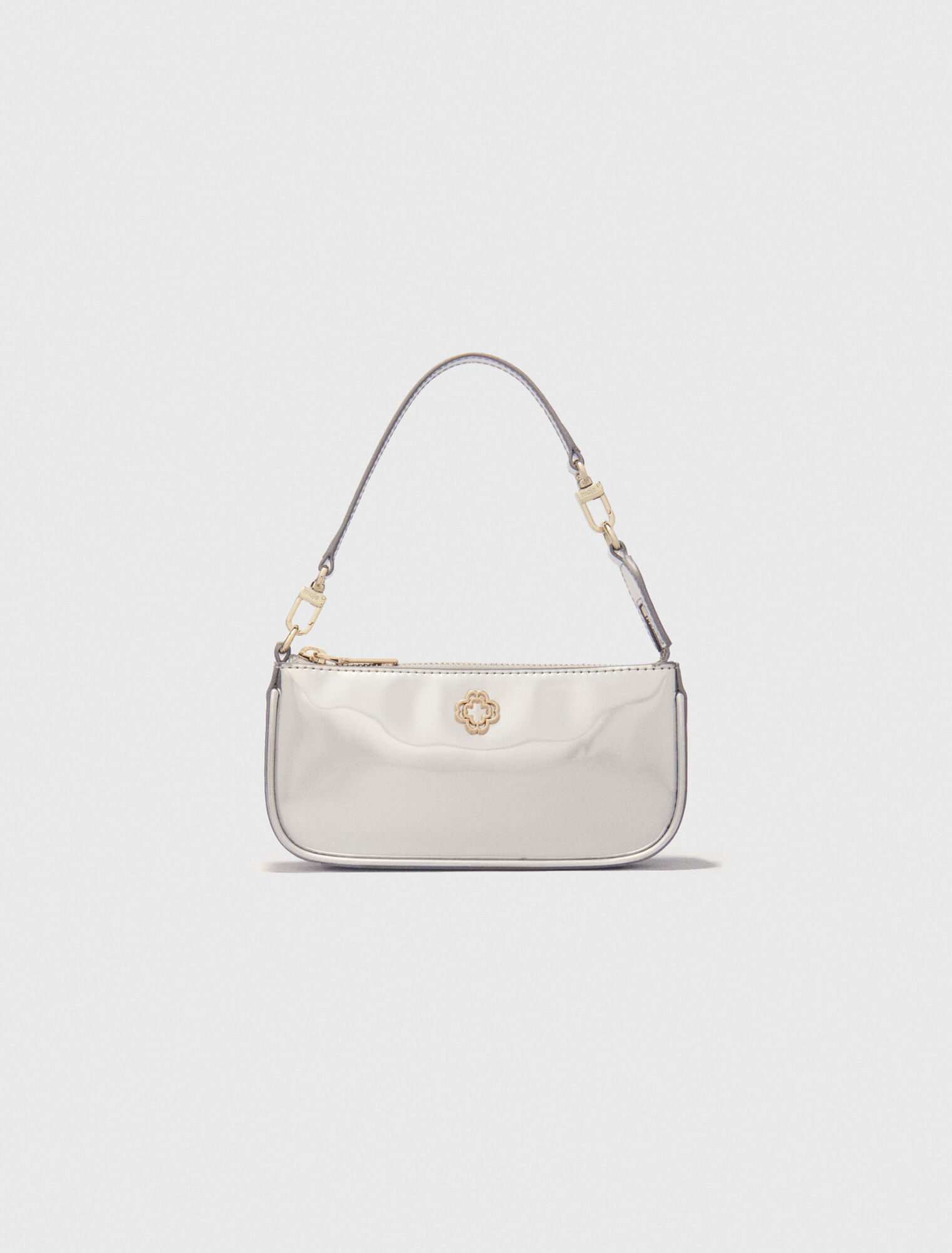 Mirrored leather Sarah pouch