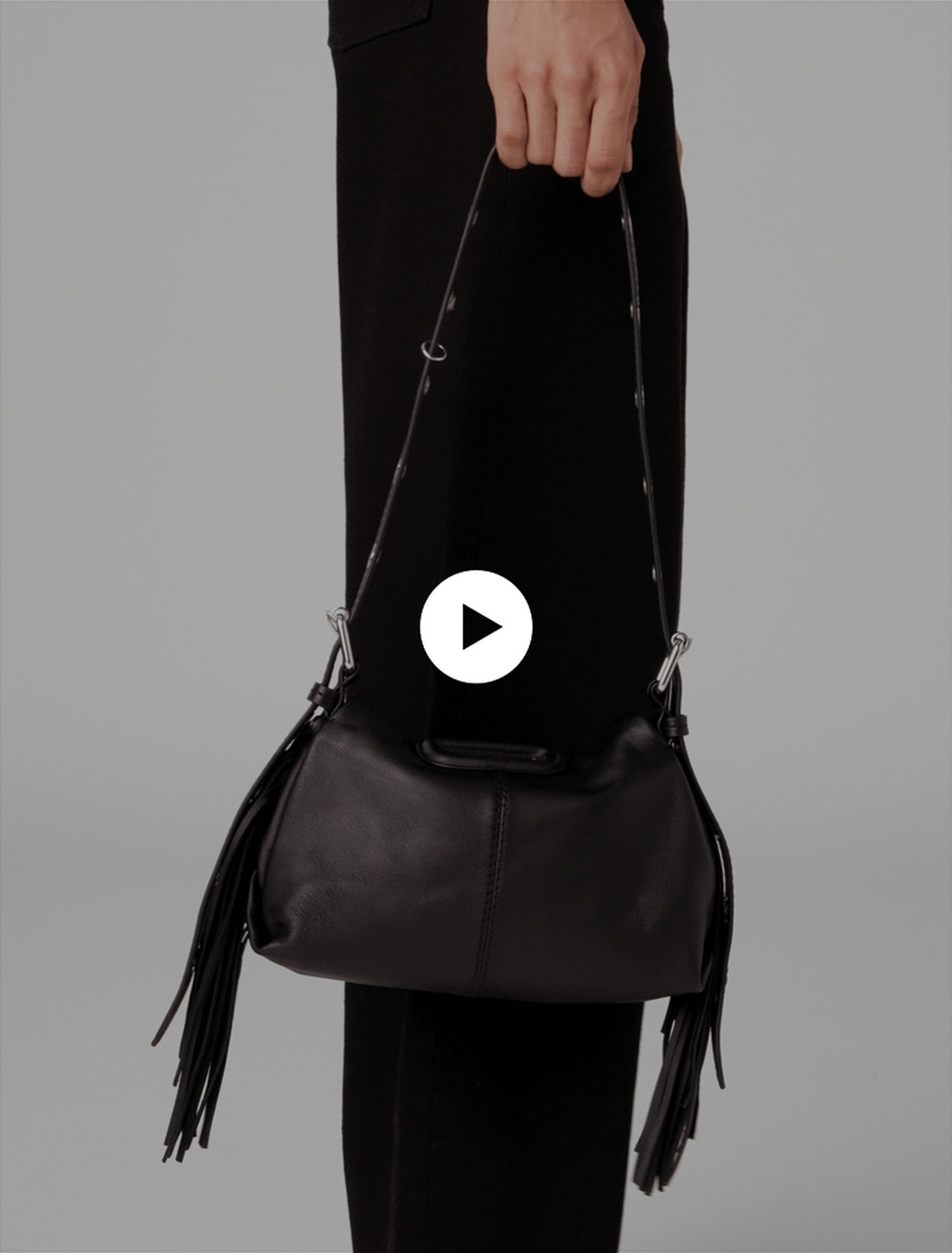 Miss M mini plain leather bag