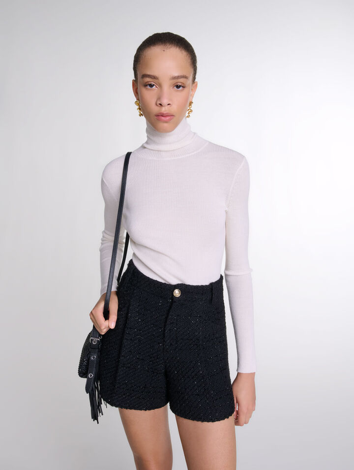Tweed shorts