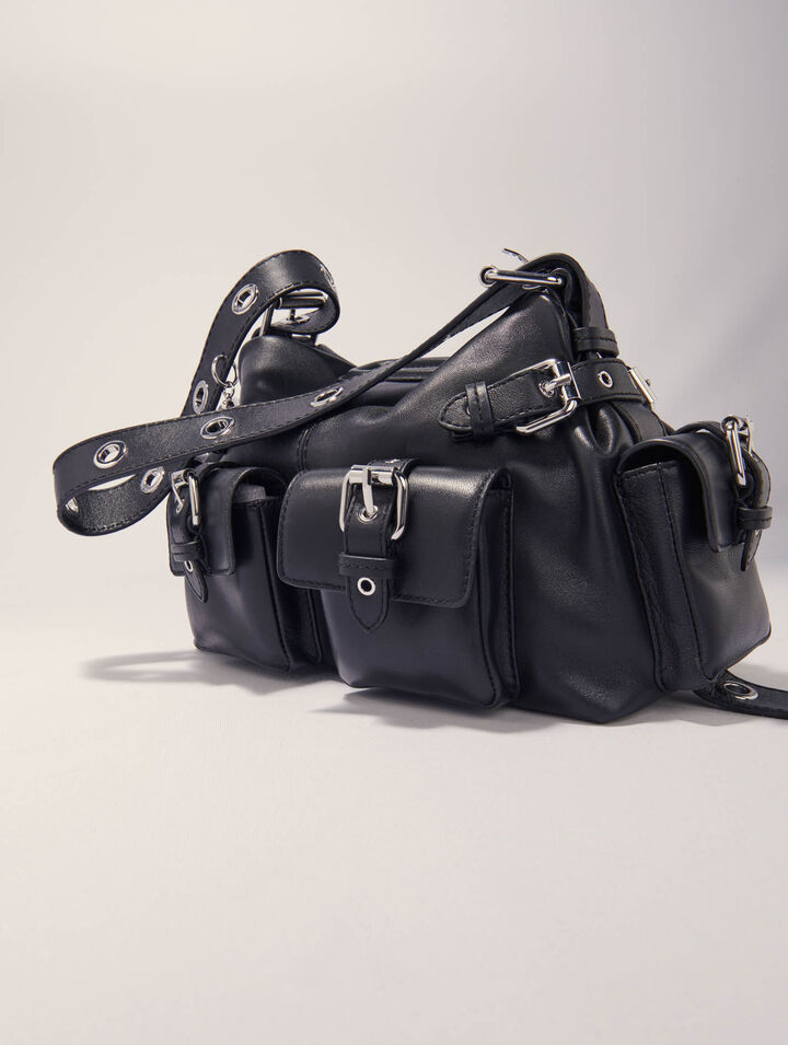 Miss M cargo bag in leather