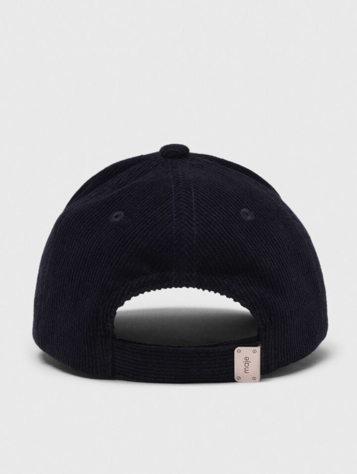 Corduroy cap