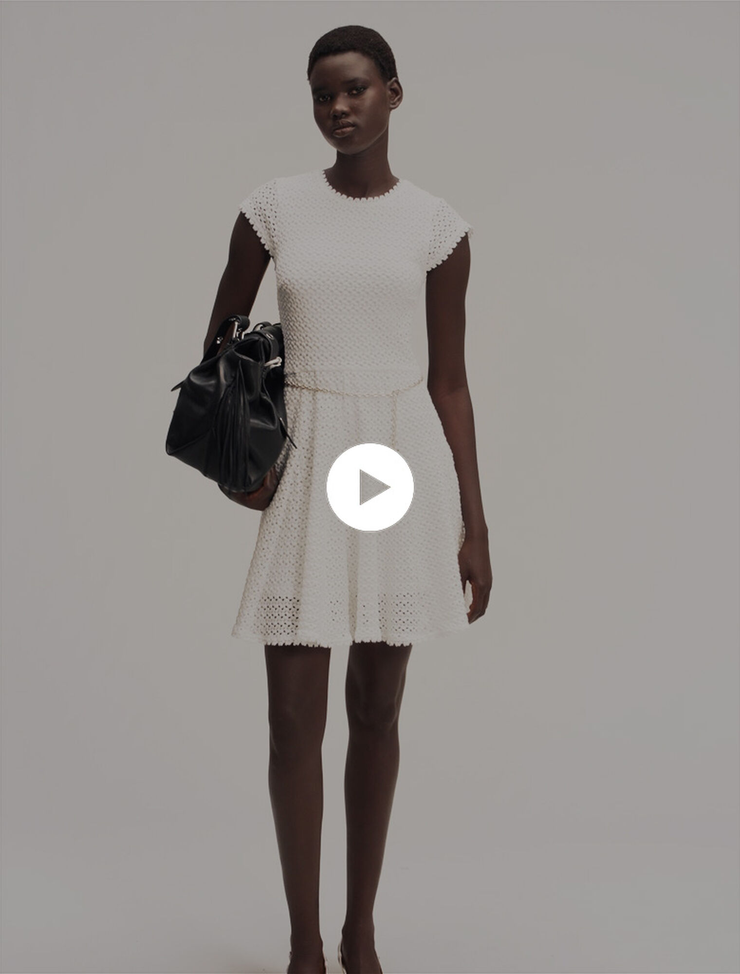Short crochet dress